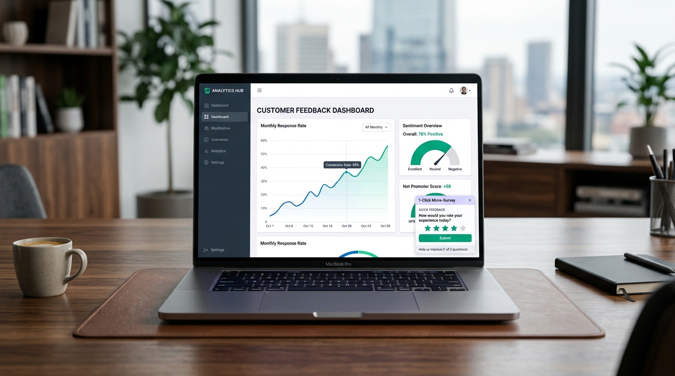 micro-survey UX in-app response rates product feedback Product Design Strategy